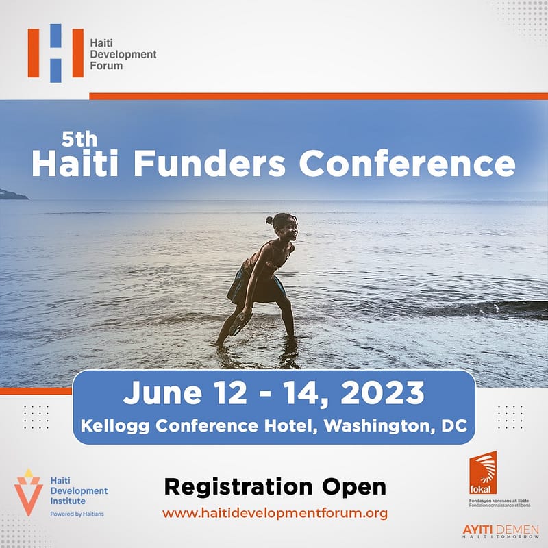 Haiti Funders Conference Flyer